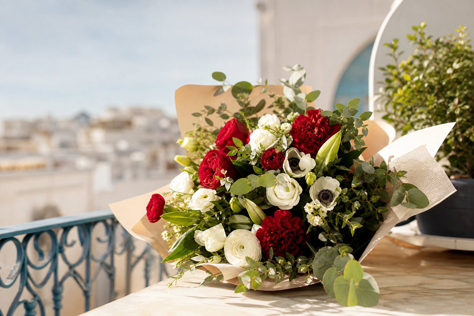 Christmas Flowers in Tunisia: What to Send